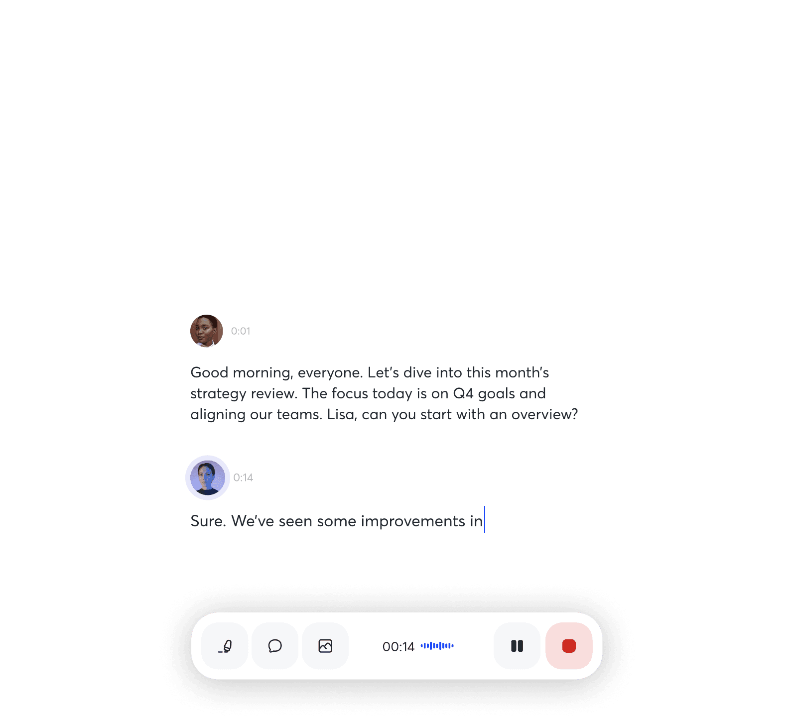 Запись и расшифровка разговора